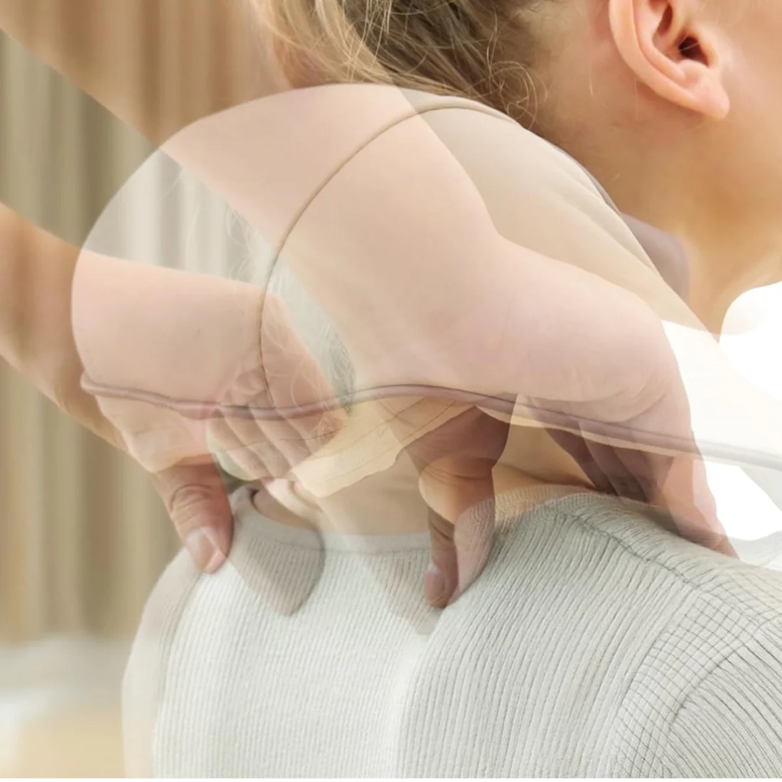 Massageador Elétrico em Uso